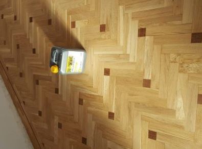 Resultado trabajo acuchillado parquet